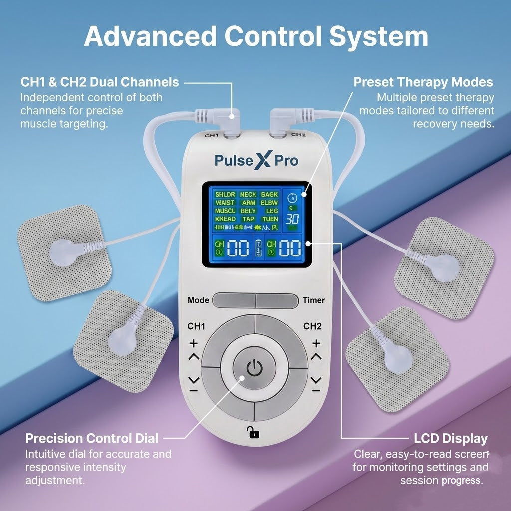 Neurova Pulse X Pro – EMS & TENS Muscle Stimulator